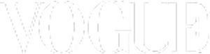 VOGUE logo — stylized black serif wordmark