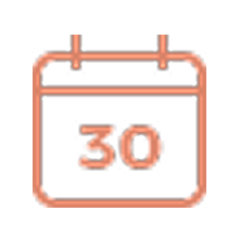 Calendar showing 30