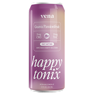 vena Guava Passionfruit can, 2mg CBD 2mg THC, FAST-ACTING, happy mint, NON-ALCOHOLIC