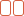 Two adjacent small rounded orange squares with thin black outlines